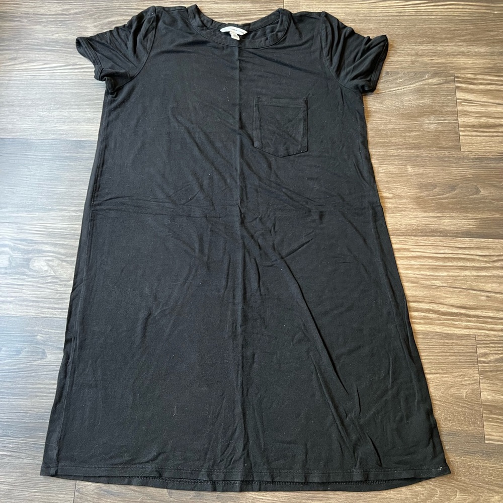 Black American Eagle T-Shirt Dress
